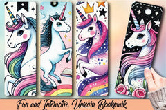 Unicorn Bookmark Junk Journal 2 - CraftNest - Digital Crafting and Art