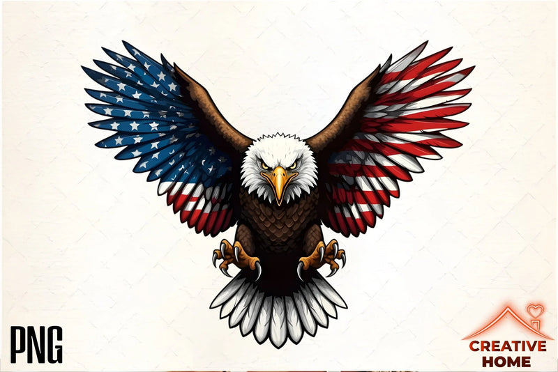 American Bald Eagle Clipart Bundle - CraftNest - Digital Crafting and Art