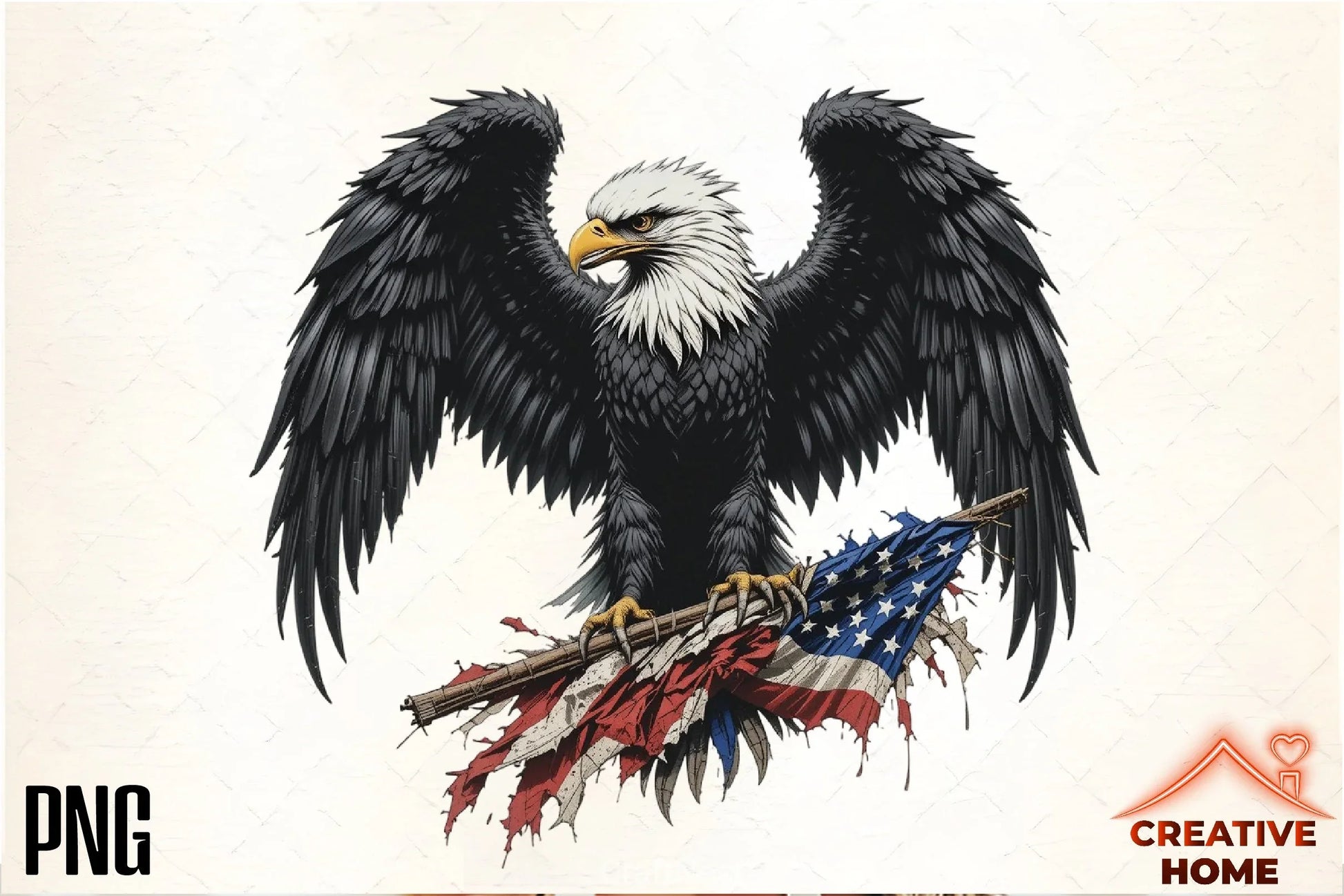 Gothic Eagle Flag Clipart Bundle - CraftNest - Digital Crafting and Art