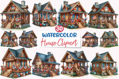 4th of July House Clipart Bundle - CraftNest - Digital Crafting and Art