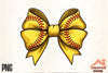 Softball Bow Clipart Bundle