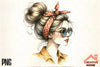 Messy Bun Momlife Clipart Bundle