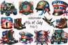 4th of July USA Clipart Bundle