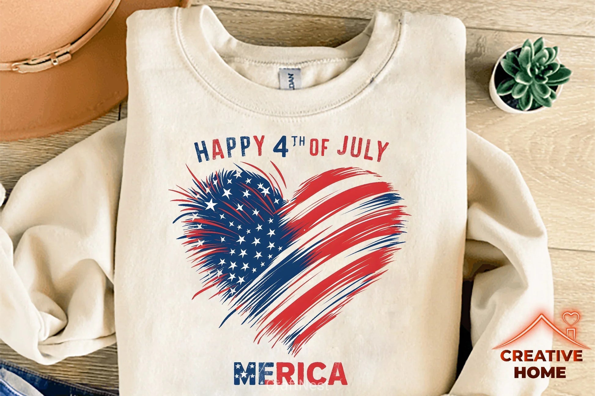 Patriotic Heart Clipart Bundle 1 - CraftNest - Digital Crafting and Art