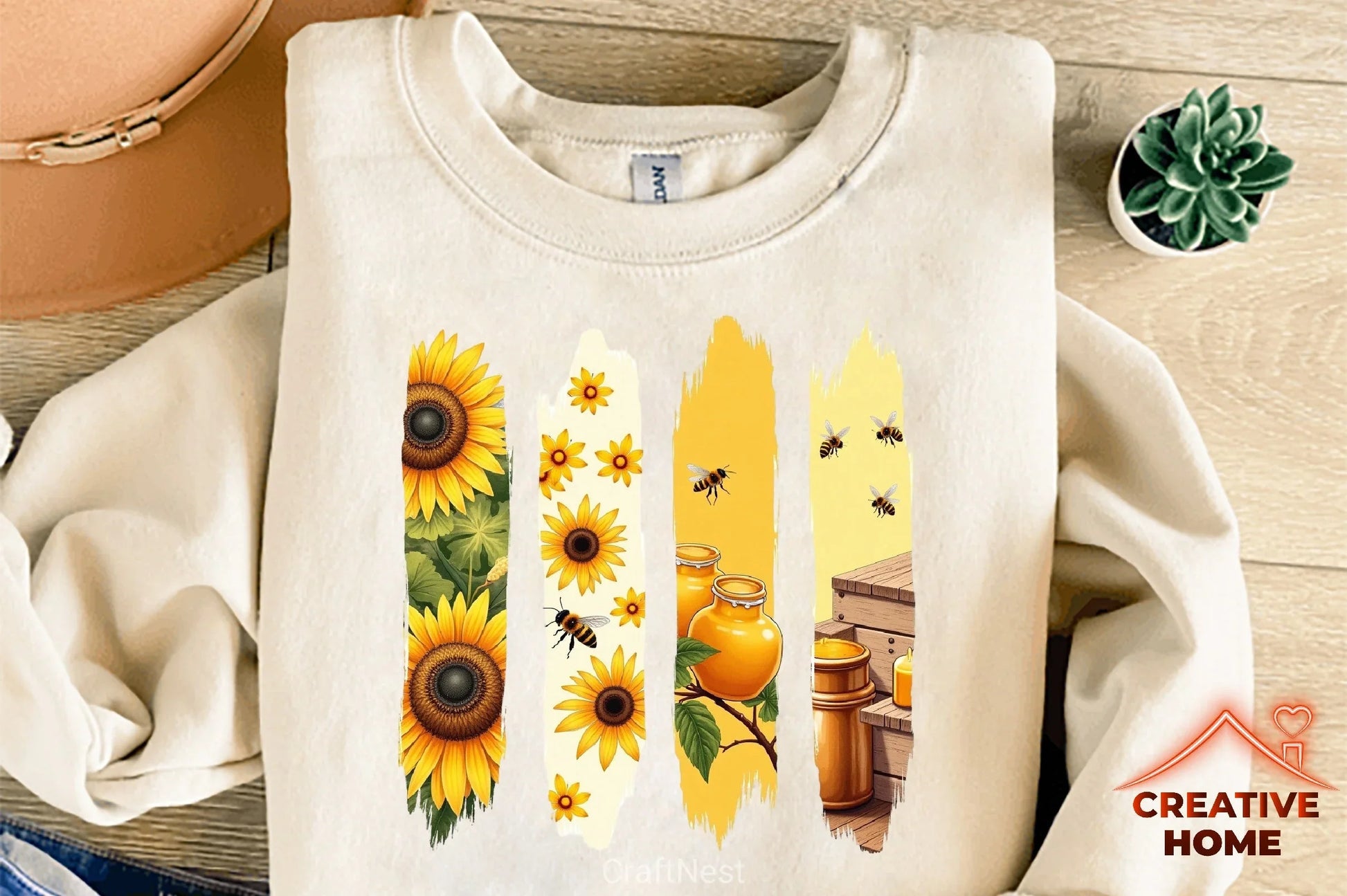 Hand Drawn Bee Clipart Bundle - CraftNest - Digital Crafting and Art