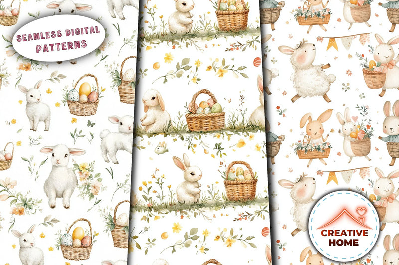 Easter Tulips Daffodils Eggs Clipart Bundle - CraftNest - Digital Crafting and Art