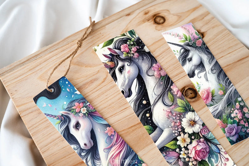 Unicorn Bookmark Junk Journal - CraftNest - Digital Crafting and Art