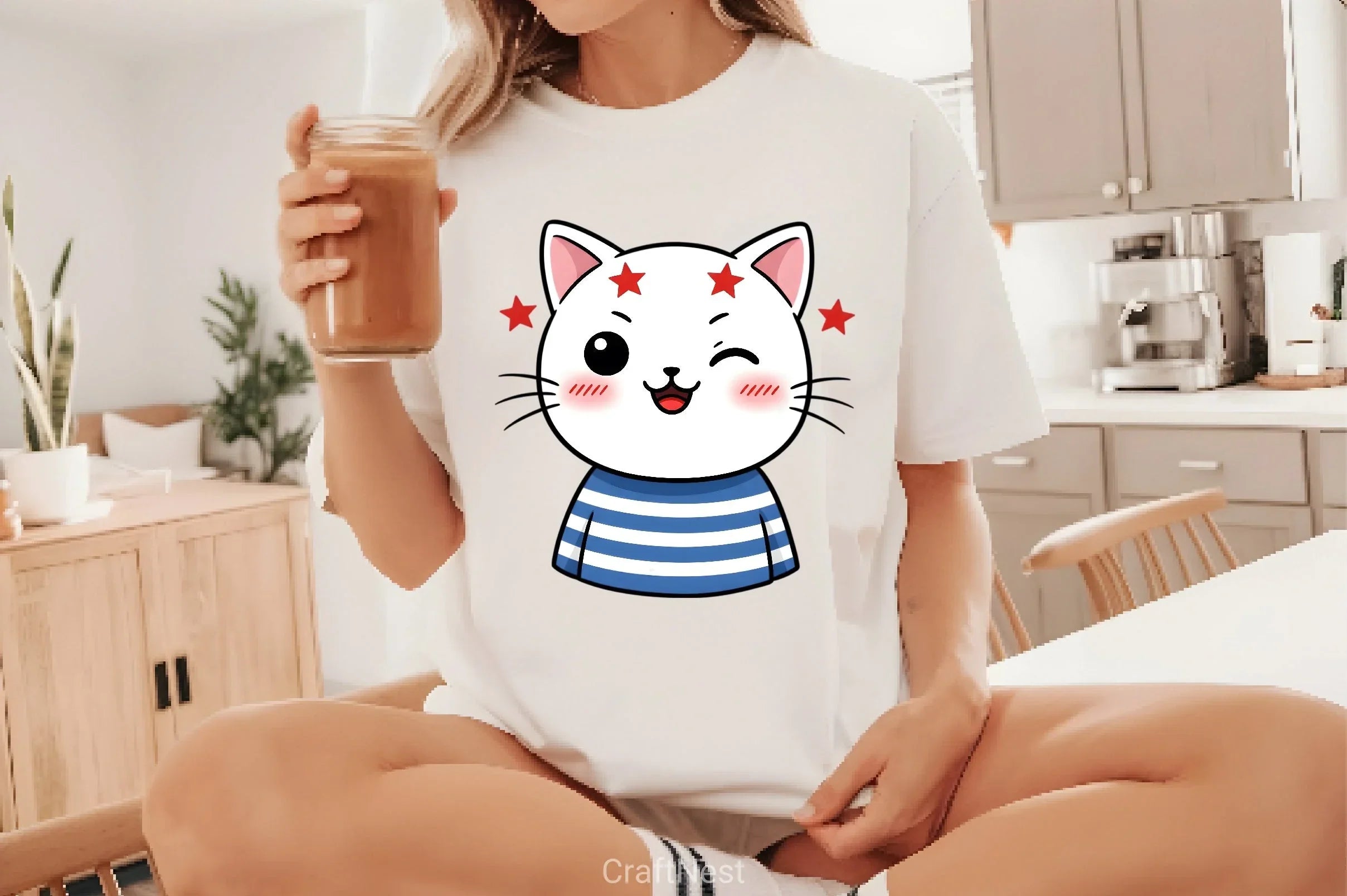 Patriotic Cats 4th of July Clipart Bundle - CraftNest - Digital Crafting and Art