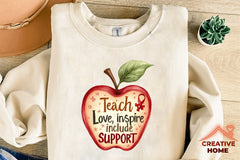 Teach Love Inspire Clipart Bundle 2 - CraftNest - Digital Crafting and Art