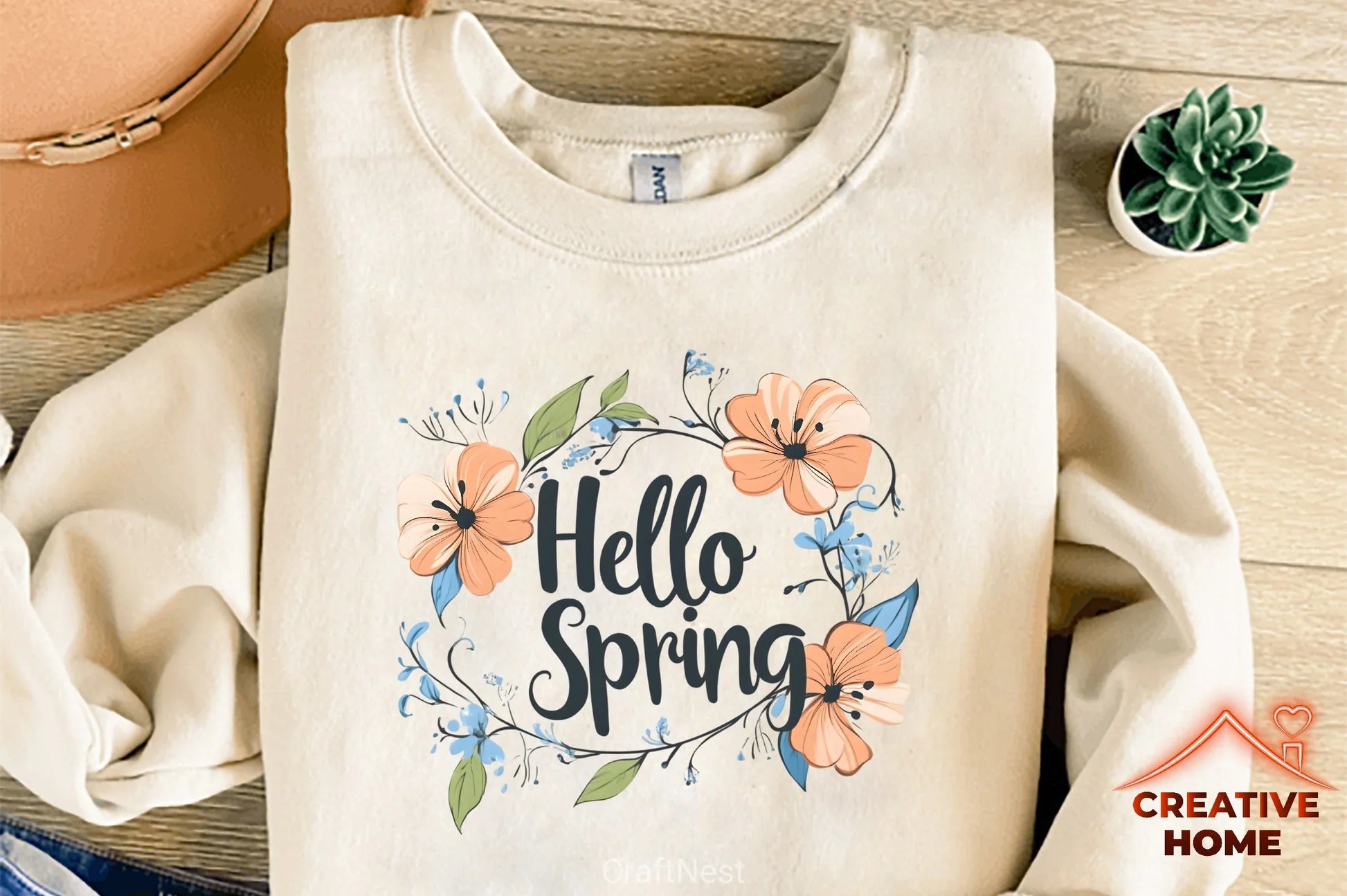 Hello Spring Clipart Bundle - CraftNest - Digital Crafting and Art