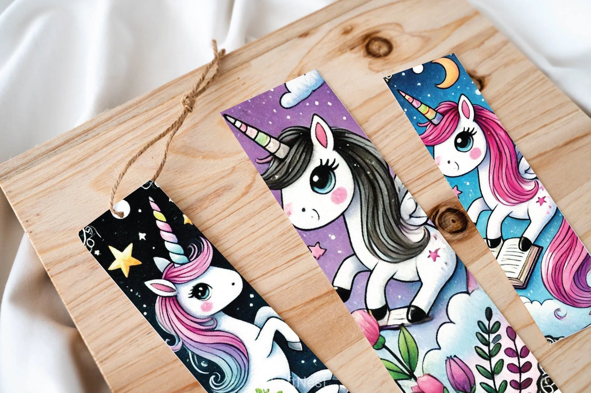Whimsical Unicorn Bookmark Journal - CraftNest - Digital Crafting and Art