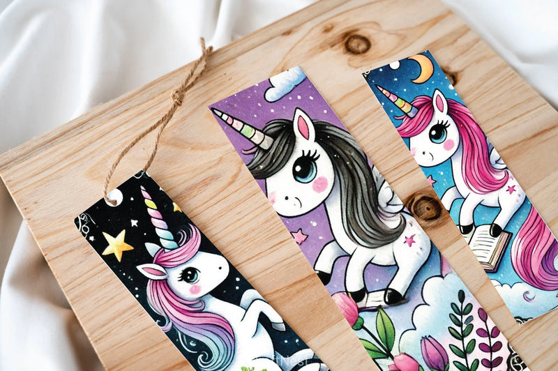 Whimsical Unicorn Bookmark Journal - CraftNest - Digital Crafting and Art
