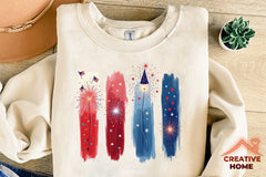 Patriotic Day Brushstrokes Clipart Bundle - CraftNest - Digital Crafting and Art