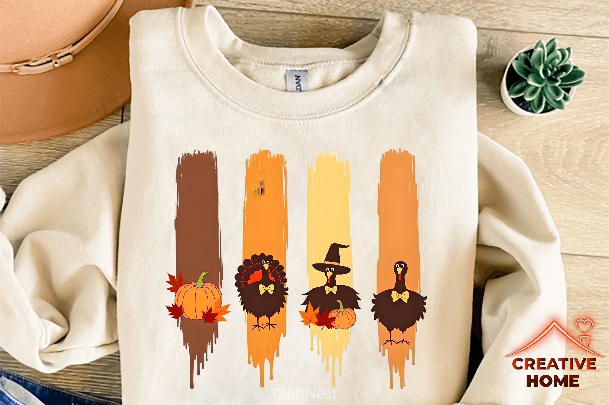 Thanksgiving Turkeys Clipart Bundle - CraftNest - Digital Crafting and Art