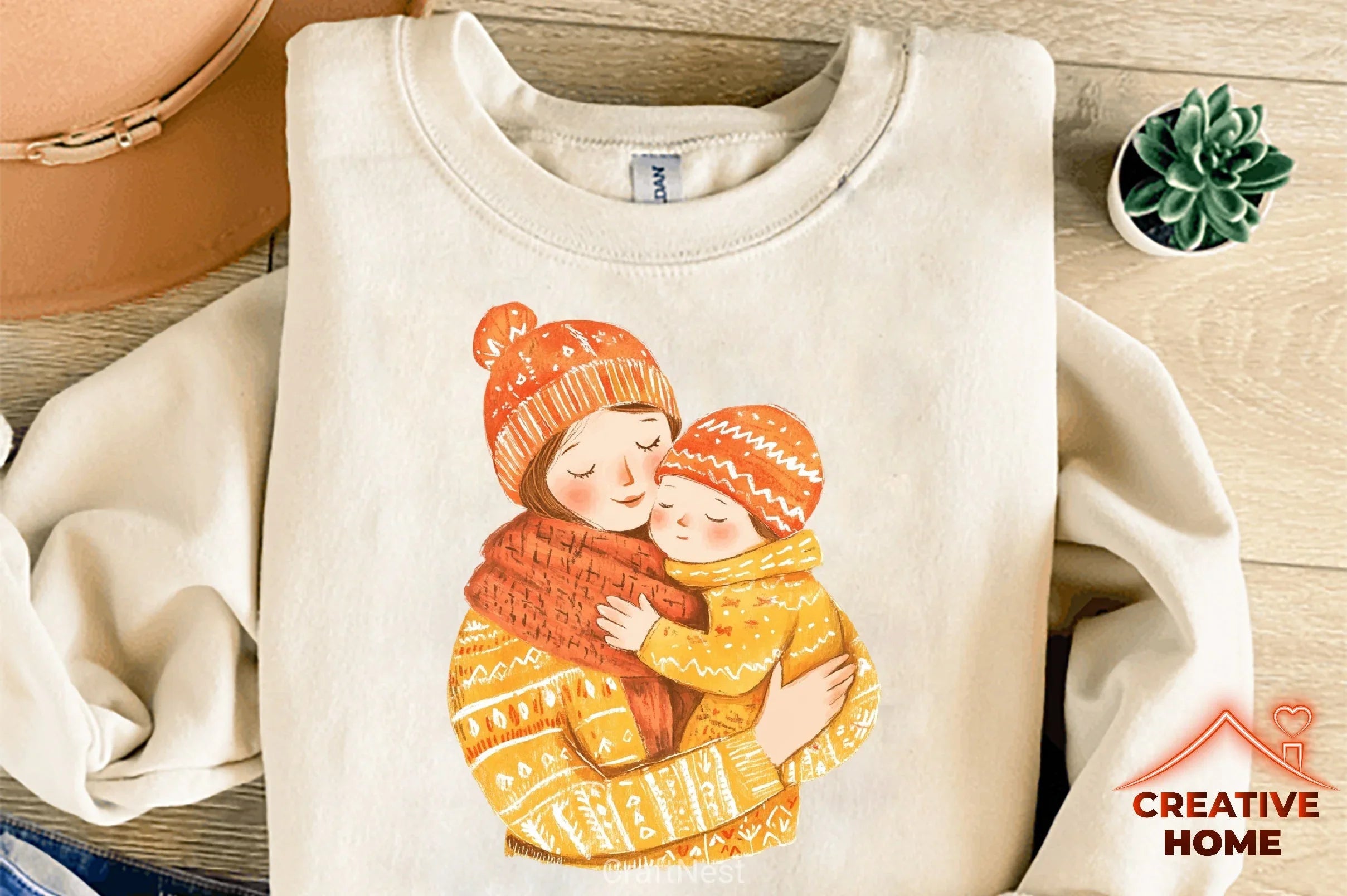 Mother's Day Folk Art Clipart Bundle - CraftNest - Digital Crafting and Art