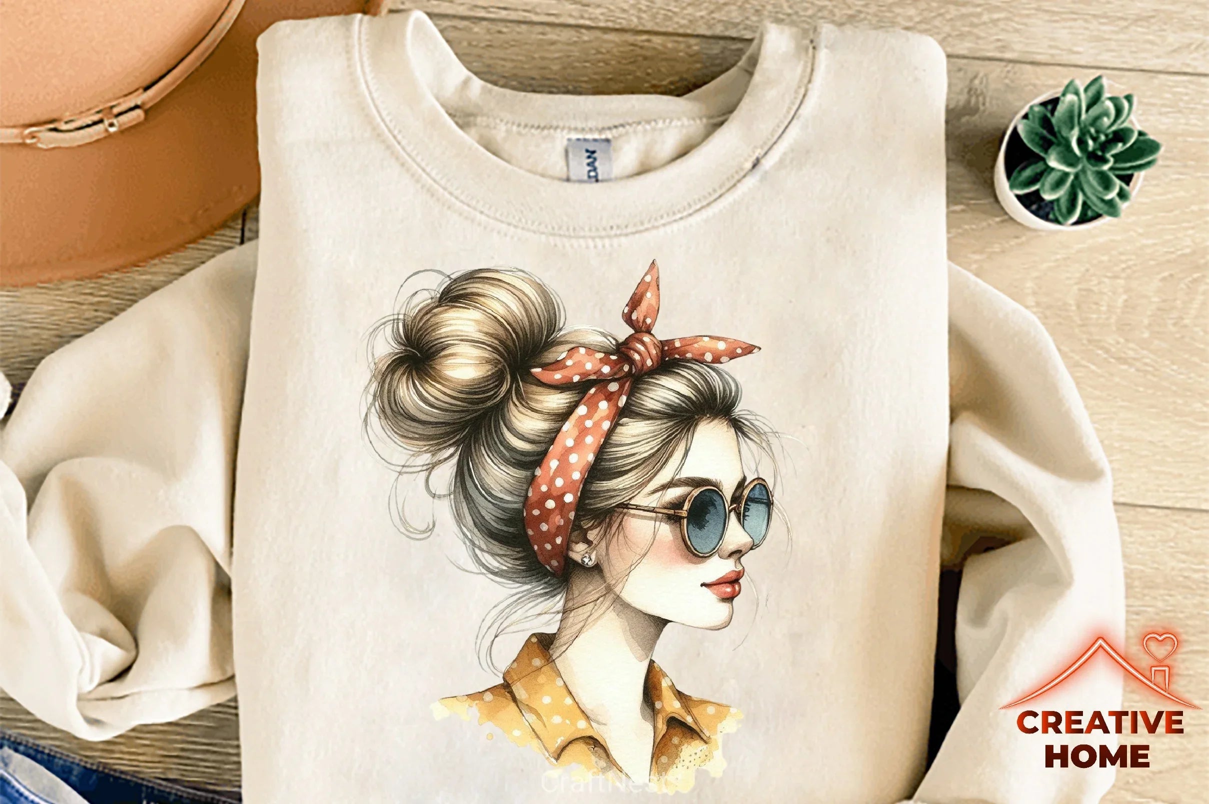 Messy Bun Momlife Clipart Bundle - CraftNest - Digital Crafting and Art