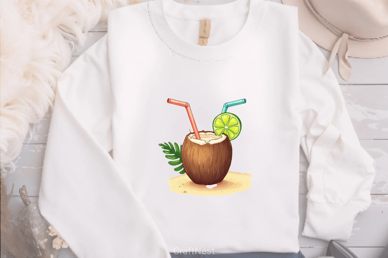 Summer Beach Clipart Bundle 3 - CraftNest - Digital Crafting and Art