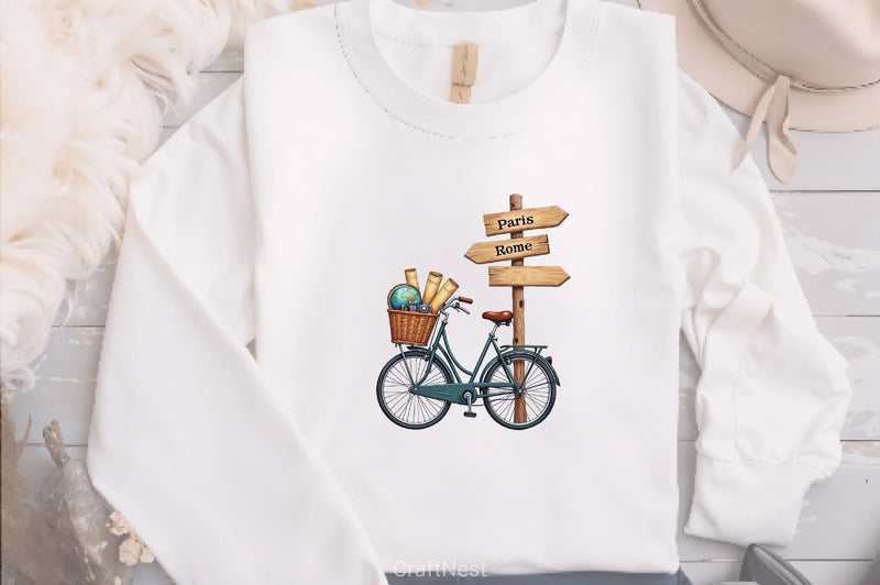 Vintage Travel Clipart Bundle 5 - CraftNest - Digital Crafting and Art