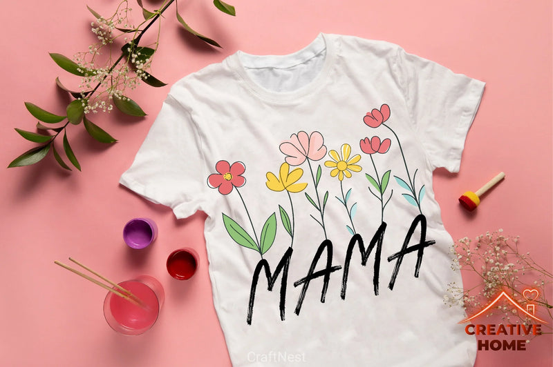 Mom Hand Lettered SVG Bundle - CraftNest - Digital Crafting and Art