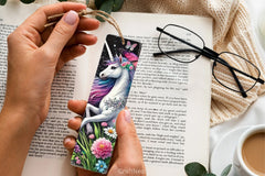 Fantasy Unicorn Bookmarks Journal - CraftNest - Digital Crafting and Art