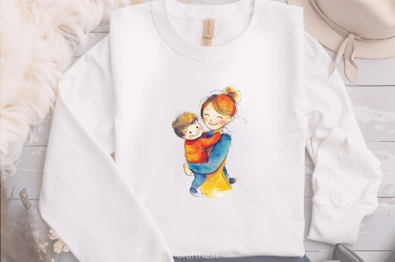 Mother's Day Son Clipart Bundle - CraftNest - Digital Crafting and Art