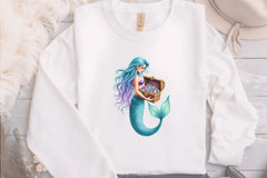 Summer Mermaid Clipart Bundle 3 - CraftNest - Digital Crafting and Art