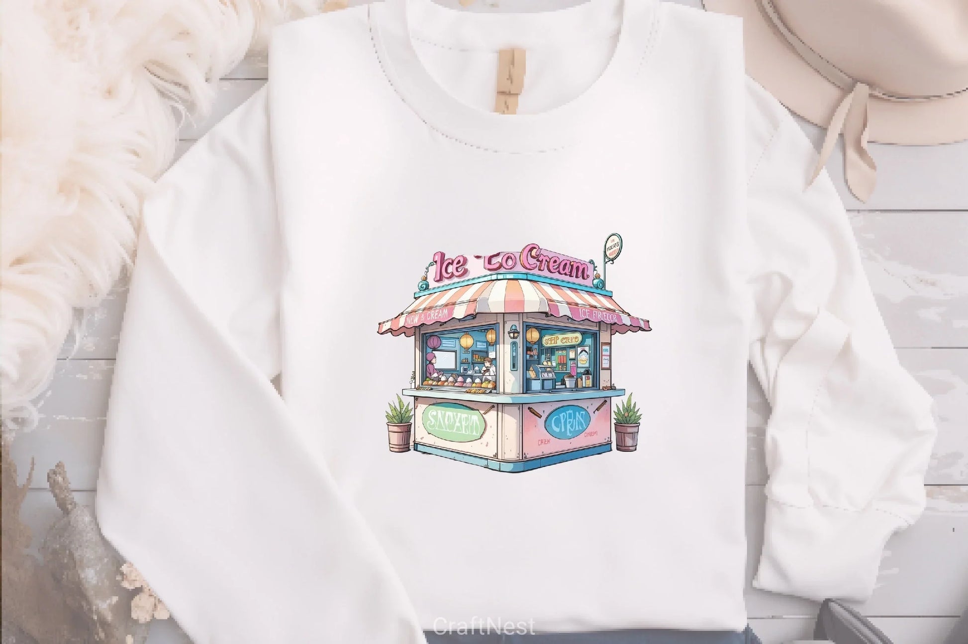 Retro Summer Clipart Bundle 3 - CraftNest - Digital Crafting and Art