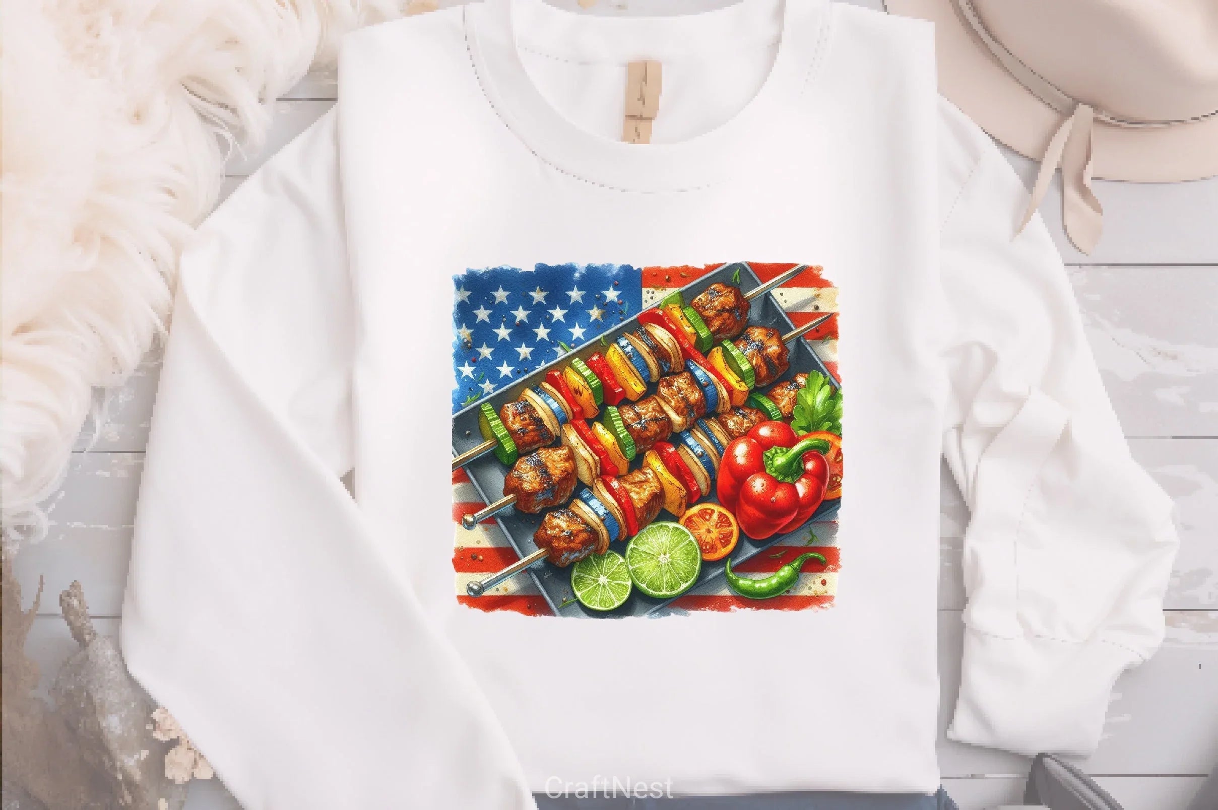 4th of July Food Recipes Clipart Bundle - CraftNest - Digital Crafting and Art