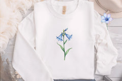 Little Bluebell Flower Clipart Bundle - CraftNest - Digital Crafting and Art