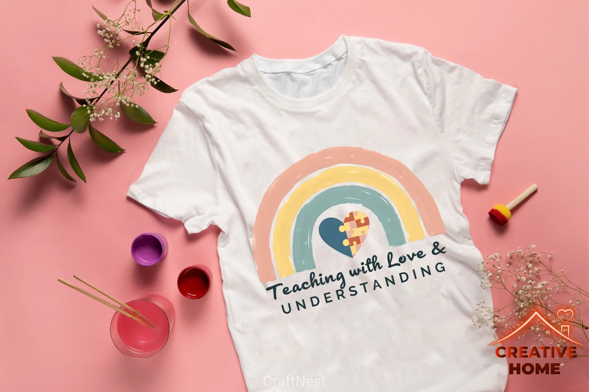 Down Syndrome & Autism Rainbow Clipart Bundle - CraftNest - Digital Crafting and Art