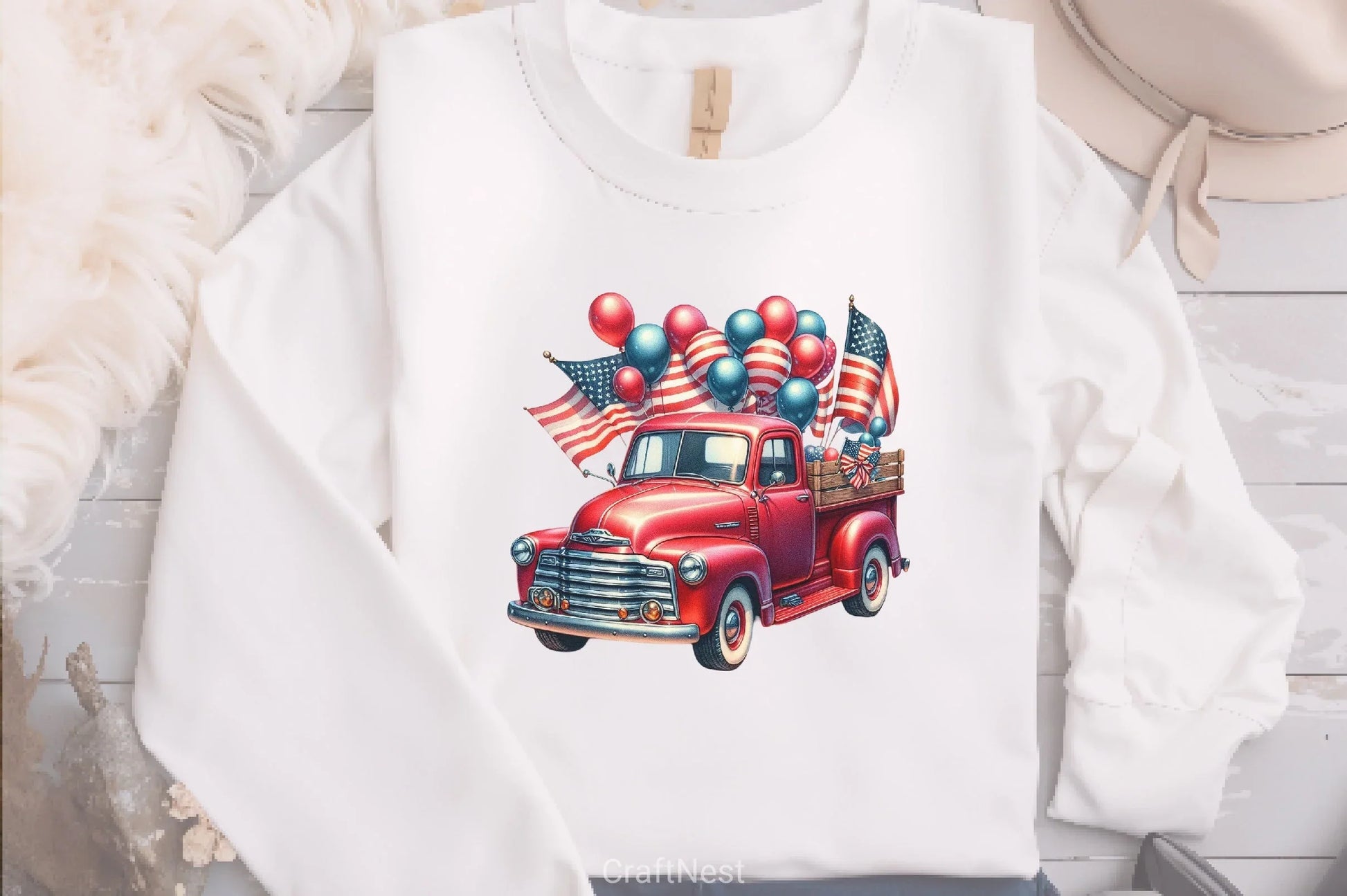 Memorial Day Car Parade Clipart Bundle - CraftNest - Digital Crafting and Art