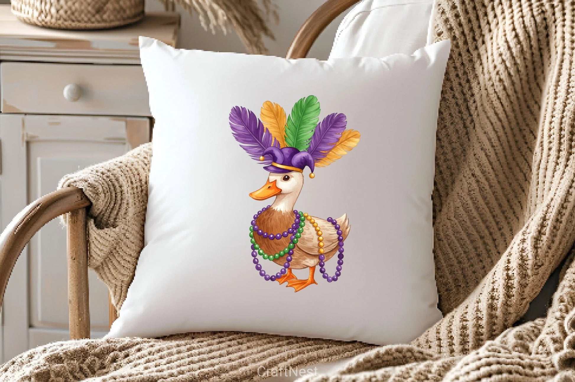 Mardi Gras Duck Clipart Bundle - CraftNest - Digital Crafting and Art