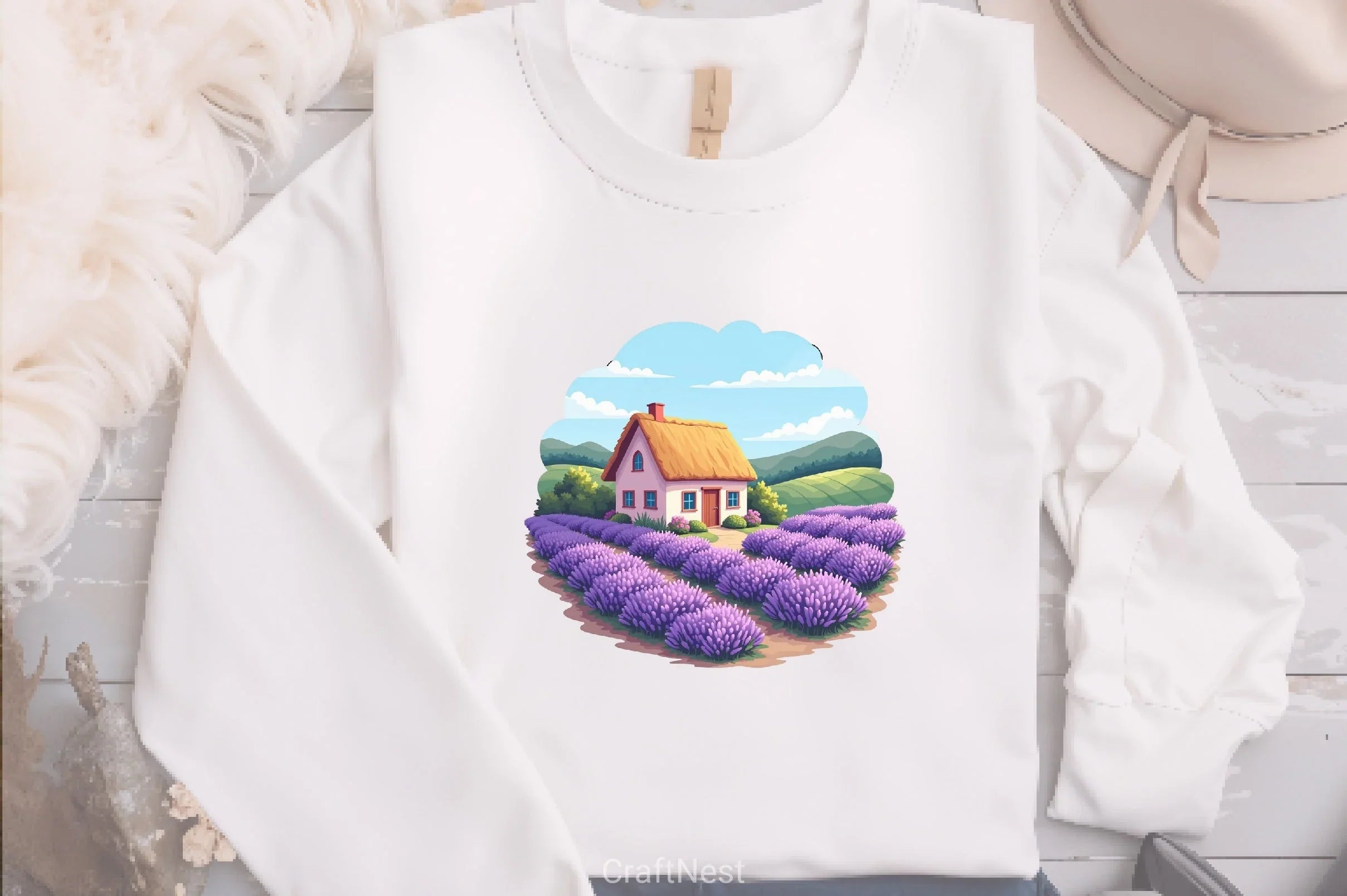 Countryside Lavender Clipart Bundle - CraftNest - Digital Crafting and Art