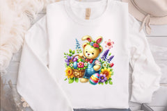 Easter Teddy Bear Clipart Bundle 2 - CraftNest - Digital Crafting and Art