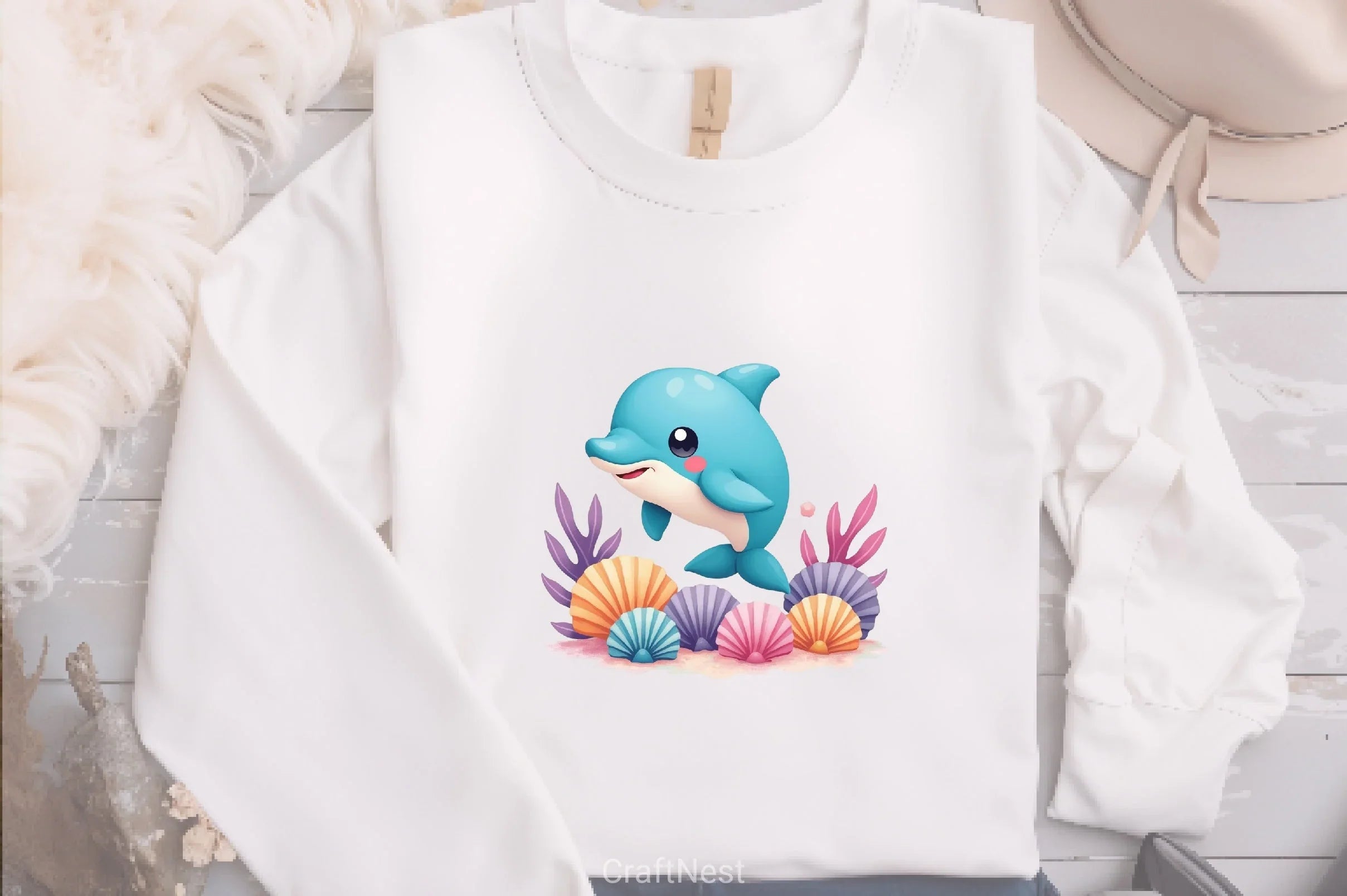 Summer Seashell Clipart Bundle 4 - CraftNest - Digital Crafting and Art