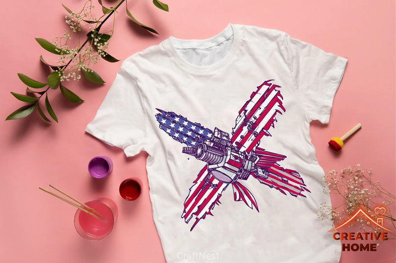 Happy 4th July Patriotic Clipart Bundle - CraftNest - Digital Crafting and Art