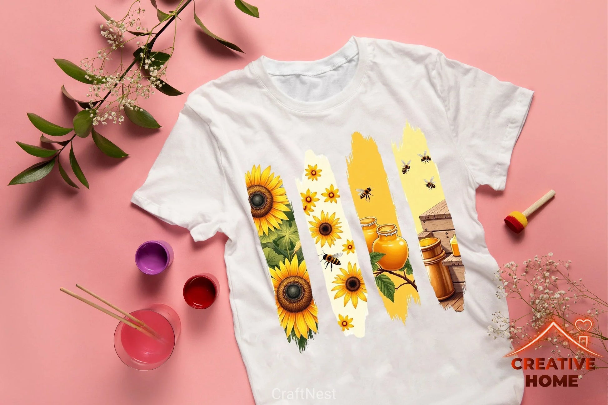 Hand Drawn Bee Clipart Bundle - CraftNest - Digital Crafting and Art