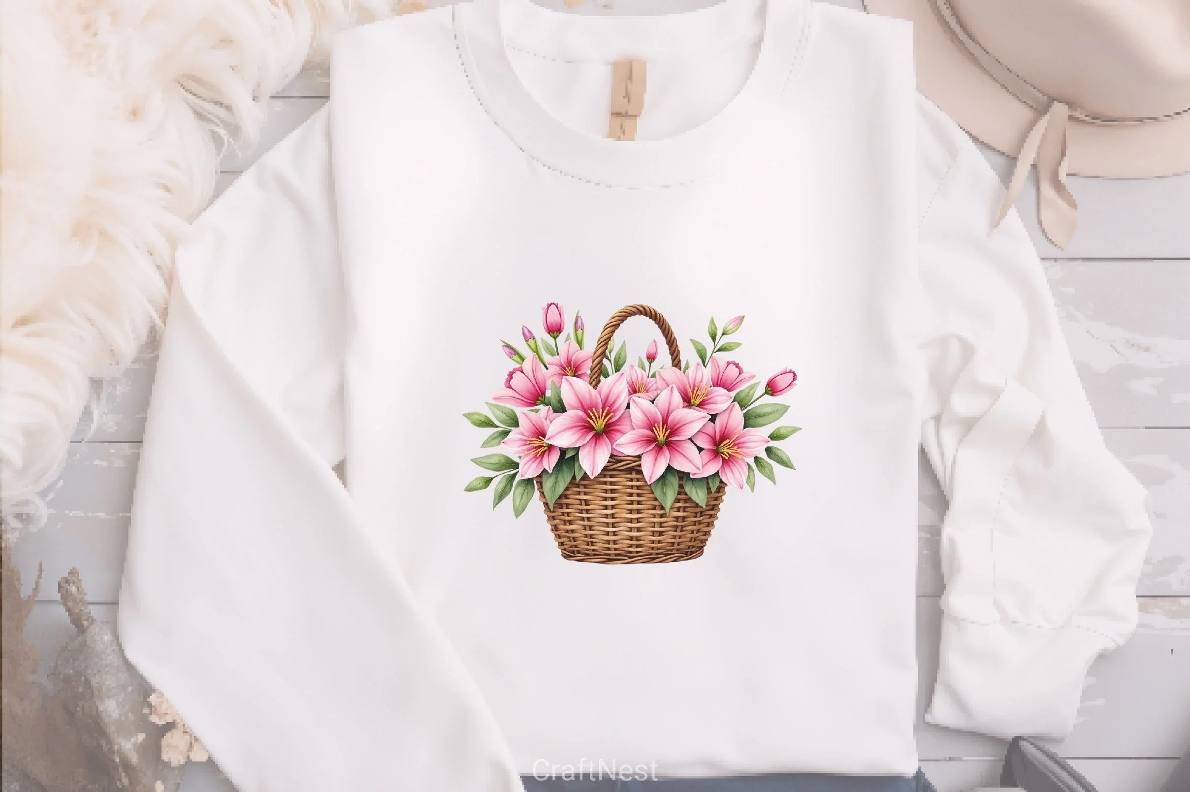 Pink Spring Clipart Bundle 4 - CraftNest - Digital Crafting and Art