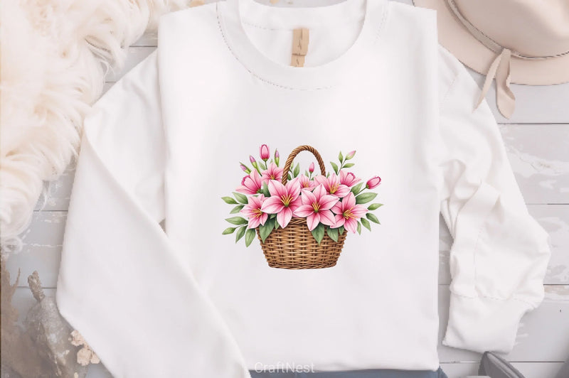 Pink Spring Clipart Bundle 4 - CraftNest - Digital Crafting and Art