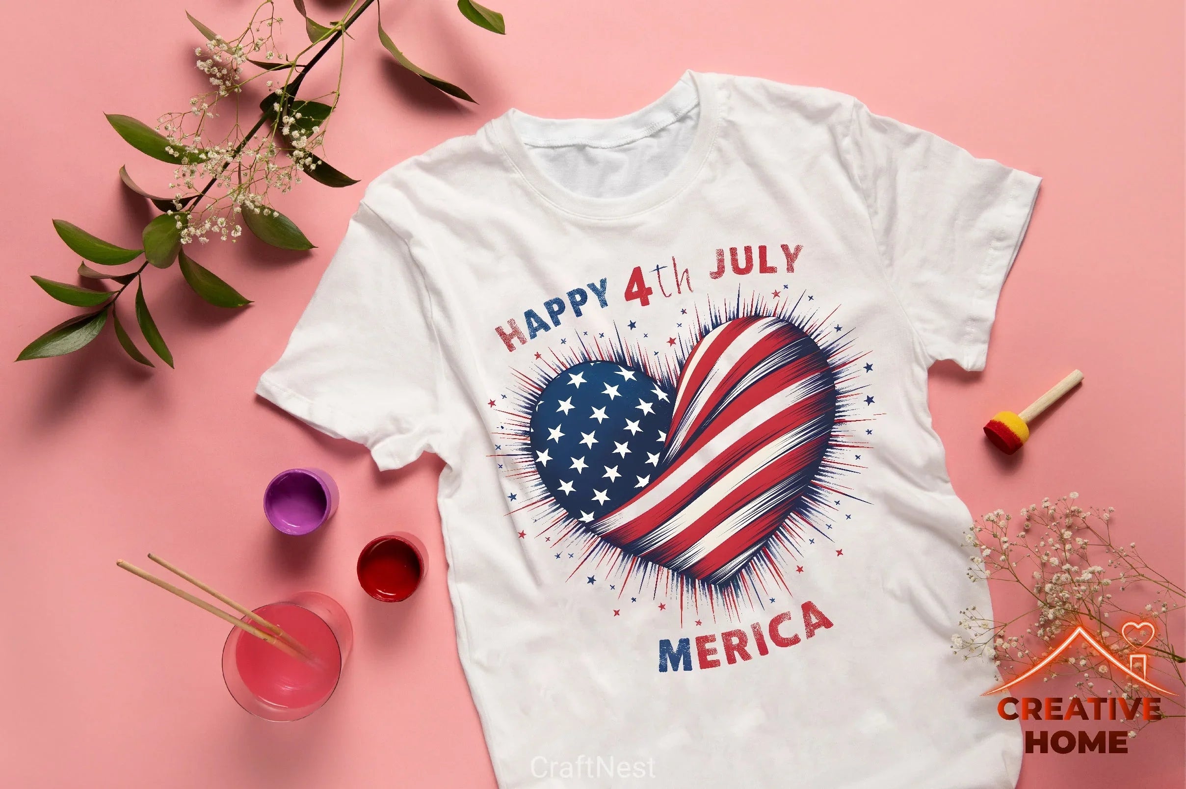 Patriotic Heart Clipart Bundle 2 - CraftNest - Digital Crafting and Art