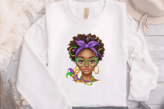 Mardi Gras Black Woman Clipart Bundle - CraftNest - Digital Crafting and Art