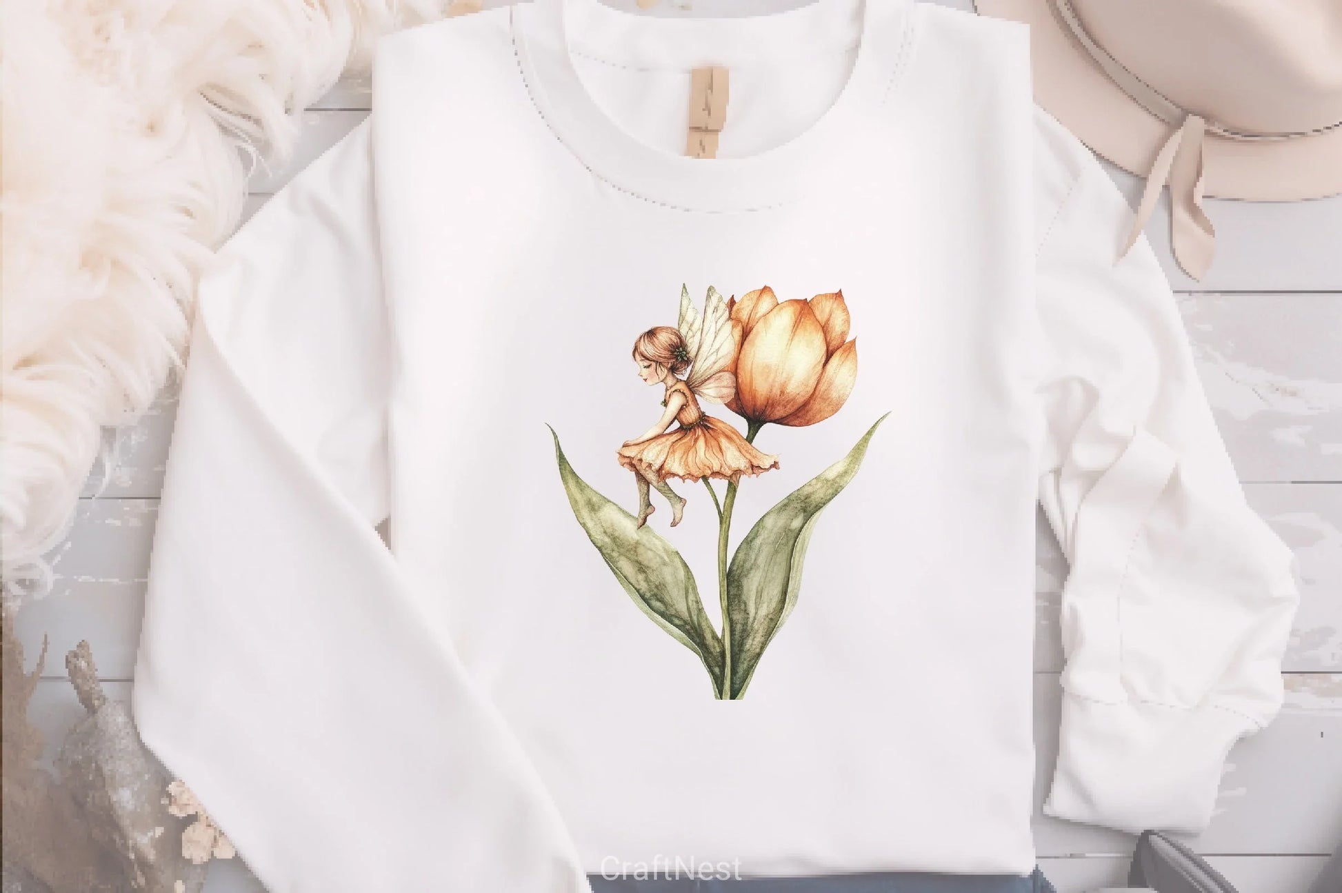 Spring Fairy Clipart Bundle 5 - CraftNest - Digital Crafting and Art