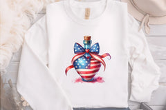 4th of July Wine Drinks Clipart Bundle - CraftNest - Digital Crafting and Art