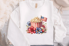 4th of July Popcorn Clipart Bundle 2 - CraftNest - Digital Crafting and Art