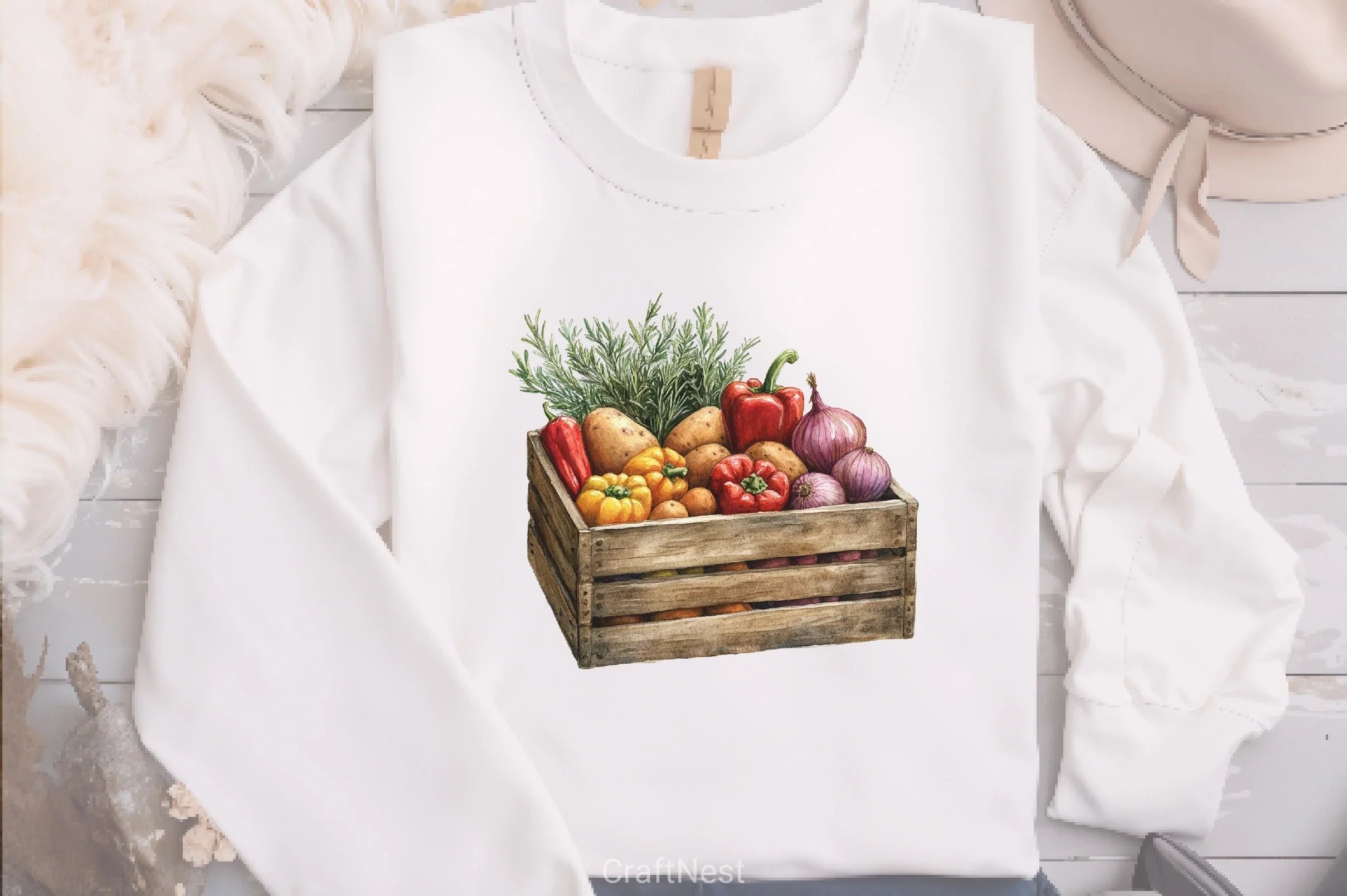 Farm Vegetables Clipart Bundle 7 - CraftNest - Digital Crafting and Art