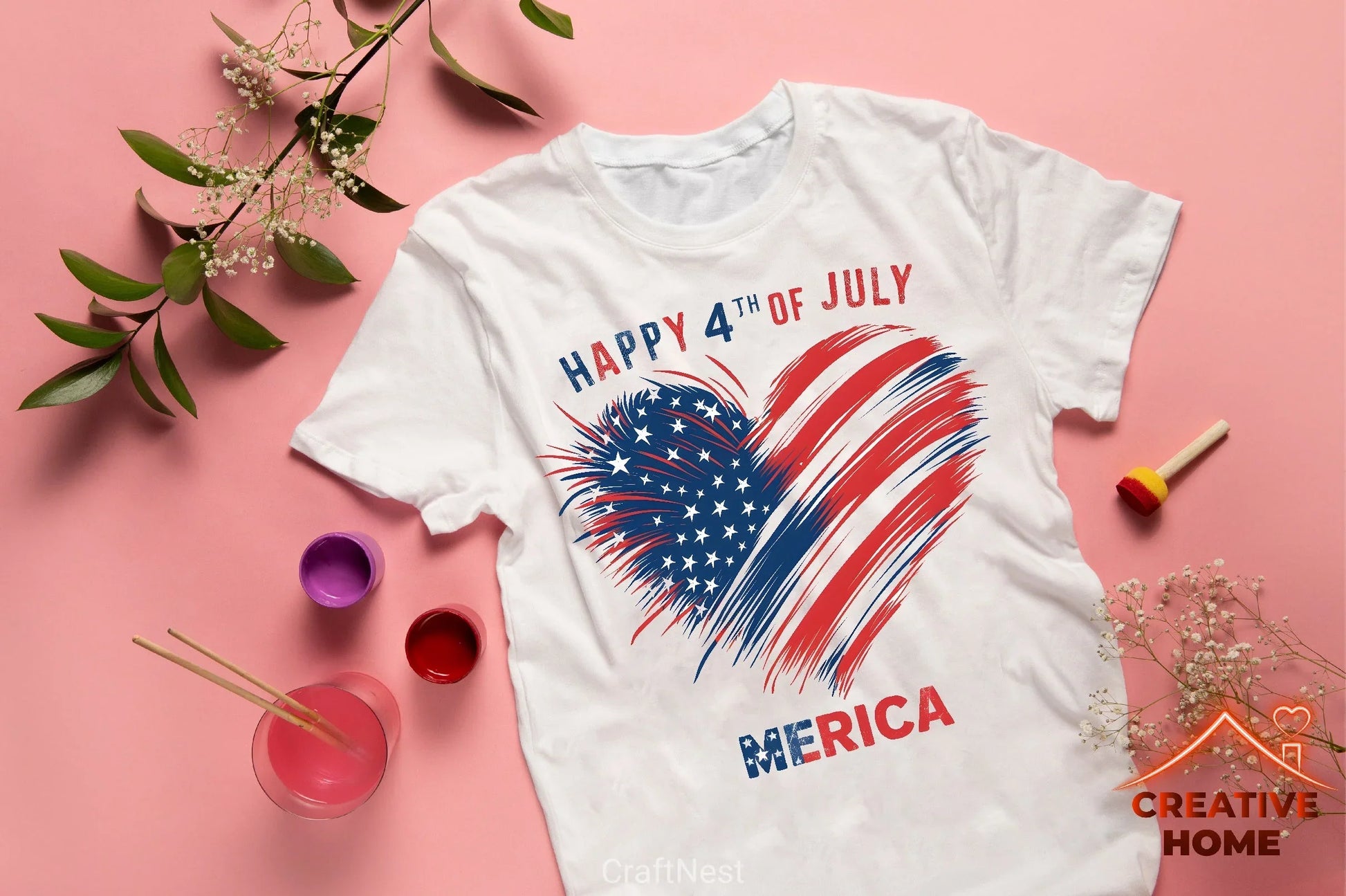 Patriotic Heart Clipart Bundle 1 - CraftNest - Digital Crafting and Art