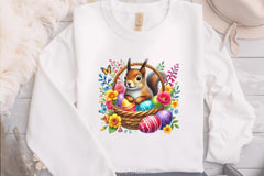 Funny Easter Squirrel Clipart Bundle - CraftNest - Digital Crafting and Art
