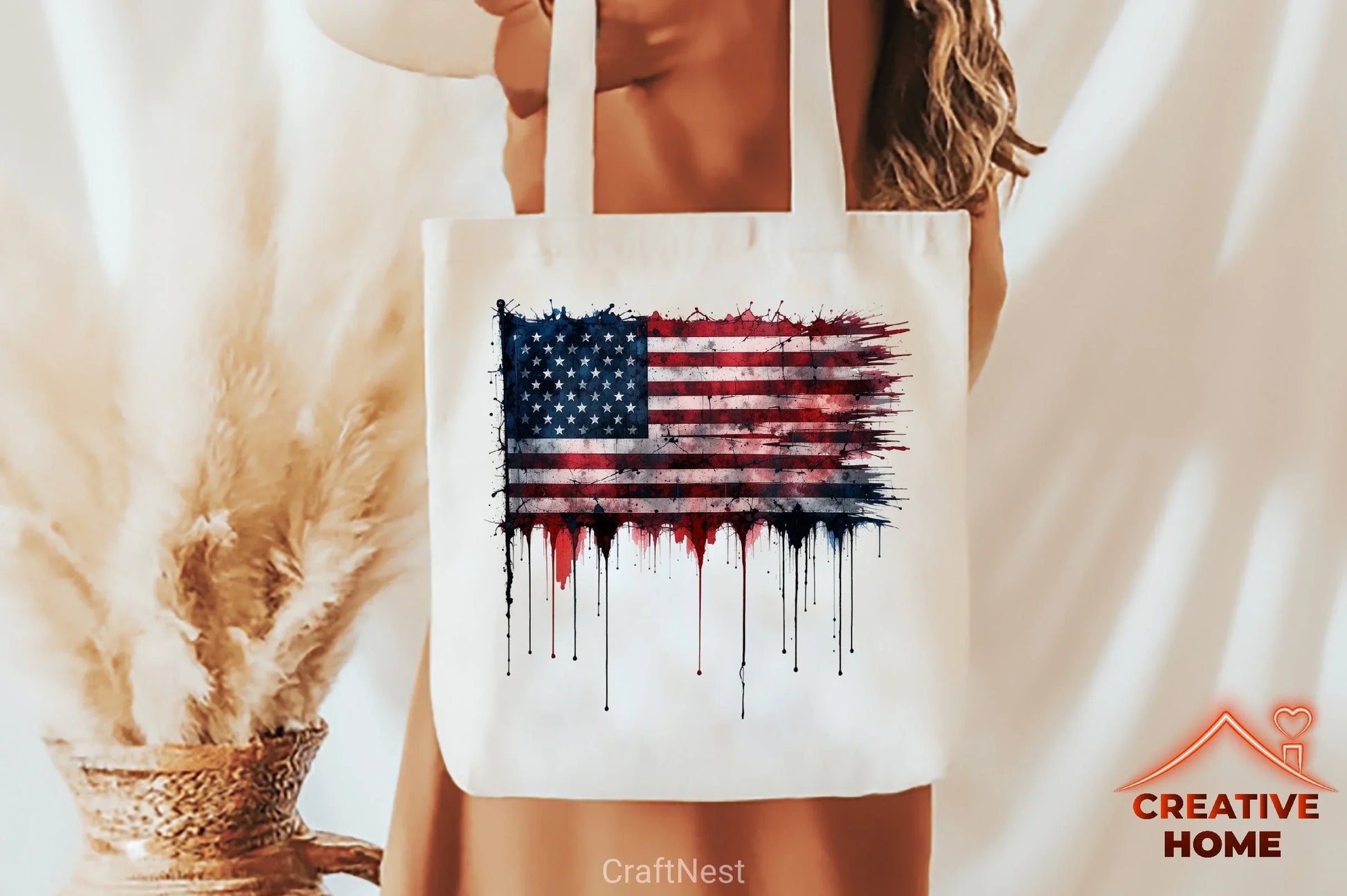 Gothic 4th July Flag Clipart Bundle - CraftNest - Digital Crafting and Art