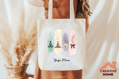 Yoga Mom Brushstrokes Clipart Bundle - CraftNest - Digital Crafting and Art