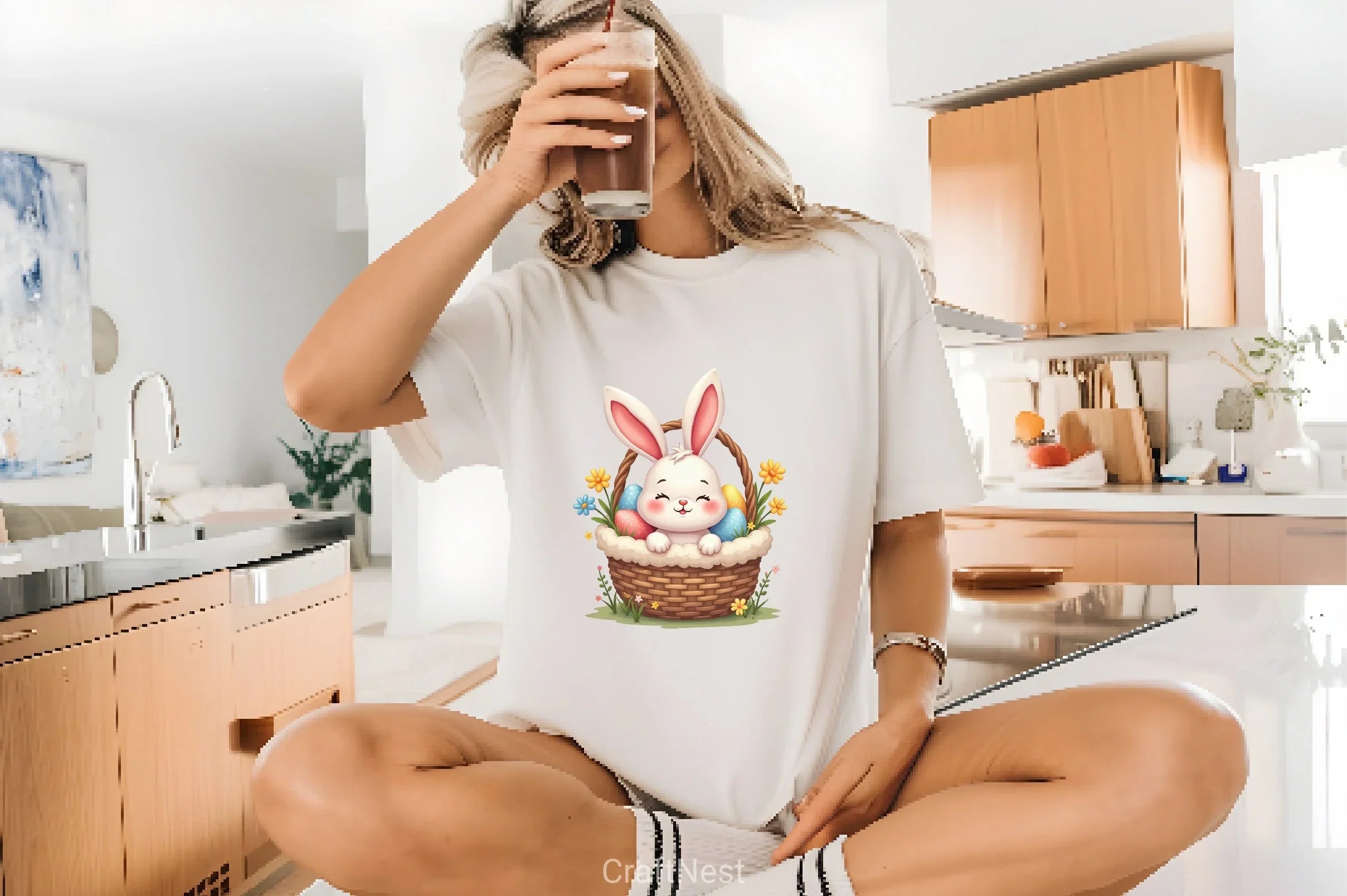 Cute Easter Bunny Clipart Bundle 54 - CraftNest - Digital Crafting and Art